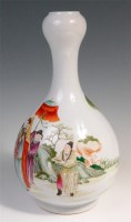 Lot 741 - A 19th century Chinese famille verte vase,...