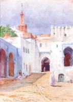Lot 781 - Tristram Ellis (Brit.1844-1922) - Tangiers,...