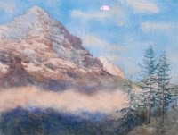 Lot 785 - Edith A Paine (Act.1883-1885) - The Eiger and...