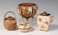 Lot 721 - A Japanese Meiji period Satsuma reticulated...