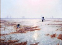 Lot 797 - Julian Novorol (Contemporary) - Magpies in...