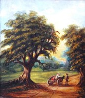 Lot 807 - Attributed to John Shepherd - Travellers in a...