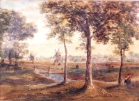 Lot 808 - Thomas Lound (Brit.1802-1861) - View near...