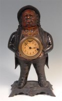 Lot 819 - An American novelty blinking eye clock or...