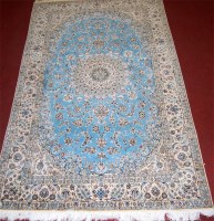 Lot 853 - A Persian fineweave Tabriz type rug, having a...