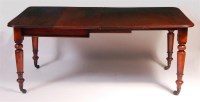 Lot 861 - A Victorian mahogany extending dining table,...