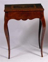 Lot 869 - A 19th century French rosewood marquetry...