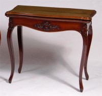 Lot 870 - A 19th century French mahogany serpentine...