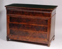 Lot 904 - A late 19th century French walnut commode, in...