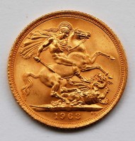 Lot 2142 - Great Britain 1963 gold full sovereign...