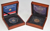 Lot 2149 - A cased HRH Prince George of Cambridge gold...