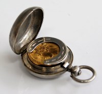 Lot 2160 - An early 20th century nickel plated sovereign...