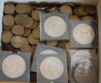 Lot 2187 - A quantity of George VI and Elizabeth II brass...