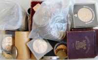 Lot 2195 - A quantity of various commemorative crowns and...