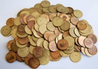 Lot 2214 - Approx 240 George III gaming tokens