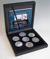 Lot 2220 - A cased set Queen Elizabeth III Complete Crown...