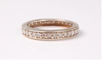 Lot 2522 - A diamond eternity ring, the full hoop set...