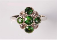 Lot 2626 - An early 20th century demantoid garnet and...