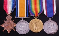 Lot 1025 - A Naval group of four to include 1914-15 Star,...