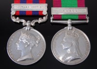 Lot 1147 - An India General Service medal (1854-95) with...