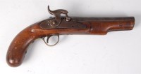 Lot 1172 - A 19th century percussion (flintlock...
