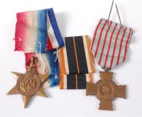 Lot 1254 - A French Croix de Guerre, together with a WW...