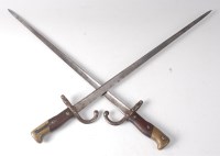 Lot 1283 - A French model 1874 Gras bayonet, the 52cm...
