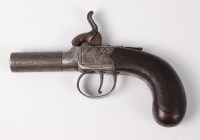 Lot 1331 - A 19th century percussion boxlock pocket...