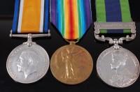 Lot 1348 - A Great War/India group of three to include WW...
