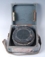 Lot 1352 - A WW II R.A.F. P10 flying compass, having War...
