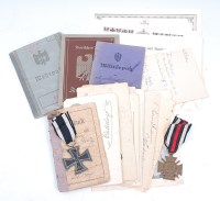 Lot 1381 - An Imperial German/Third Reich medal pair to...