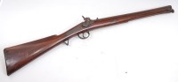 Lot 1389 - A 19th century Volunteer percussion carbine,...