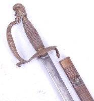 Lot 1391 - A George VI Court sword, the 78cm oval blade...