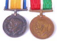 Lot 1399 - A WW I British War and Mercantile Marine War...