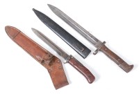 Lot 1405 - An Austrian 1895 bayonet, having a 25cm single...
