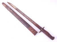 Lot 1414 - A British 1907 pattern bayonet, the 43cm...