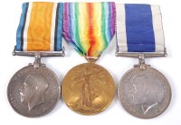 Lot 1415 - A WW I British War and Victory duo, naming J....