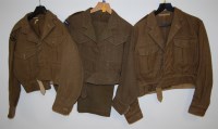 Lot 1432 - A post WW II 1949 pattern size 6 battledress...
