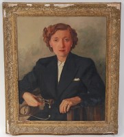 Lot 1440 - J. Joyce, (20th century,) Head and shoulders...
