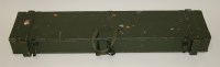 Lot 1450 - A large post WW II green painted field gun...