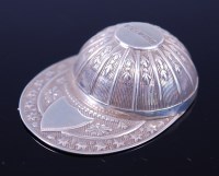 Lot 1505 - A novelty silver tea caddy spoon in the form...