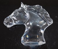 Lot 1506 - A Baccarat clear glass paper weight in the...