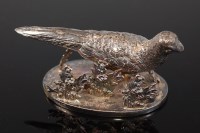 Lot 1512 - An early 20th century silver menu holder in...