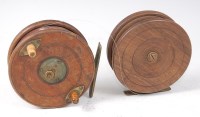 Lot 1562 - A circa 1900 beech and brass mounted 4 1/2''...