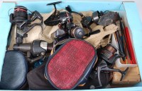 Lot 1563 - A collection of six various fixed spool reels...