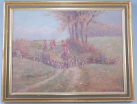 Lot 1580 - John Sanderson Wells, (1872-1955,) Huntsmen...