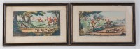Lot 1588 - After D. Wolstenholme, Stag hunting, a set of...