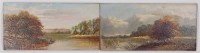 Lot 1590 - H. Williams, (19th century,) Lone fisherman,...