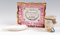 Lot 28 - A 19th century Spode blanc-de-chine pap-boat,...