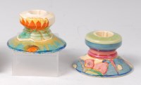 Lot 56 - A Clarice Cliff Delecia pattern pottery squat...